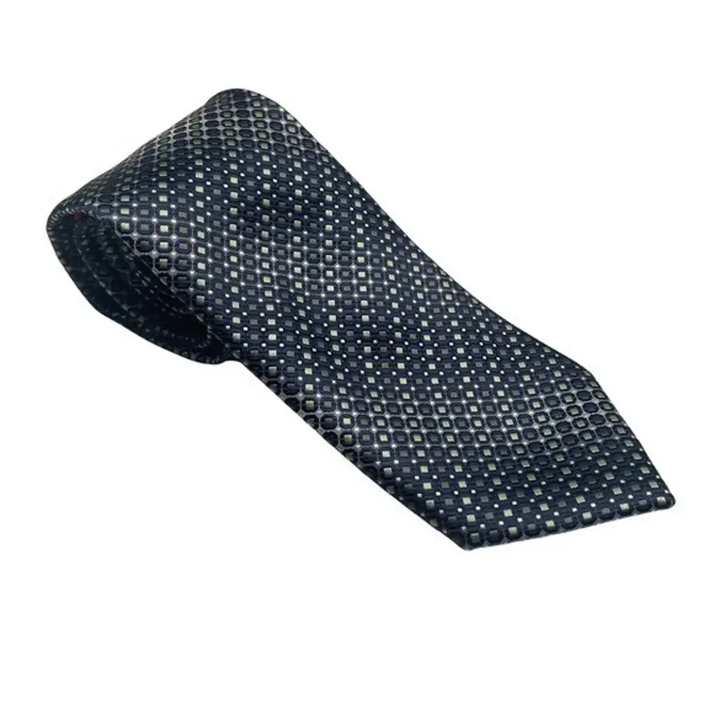 Bergamo New York Necktie Geometric Pattern Business Career